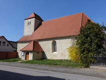 Ramsin, barocke evangelische Dorfkirche, erbaut 1604 (12.04.2025)