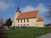 Schenkenberg, evangelische Kirche, erbaut 1749 (12.04.2025)