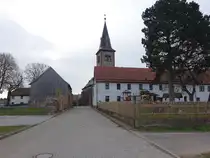 Arnstedt, evangelische St. Mauritius Kirche im Kirchweg (13.04.2025)