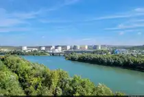 In Cernavodă steht das einzige Kernkraftwerk Rum�niens (Centrala Nucleară de la Cernavodă). Bei einer Zugfahrt �ber den Donau-Schwarzmeer-Kanal entstand dieses Foto.

🕓 25.9.2024 | 11:40 Uhr