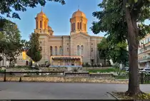 Kathedrale  St. Peter und Paul  (Catedrala Arhiepiscopală „Sfinții Apostoli Petru și Pavel”) in Constanța (RO) am Morgen.

🕓 24.9.2024 | 7:14 Uhr