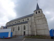 Auchel, Pfarrkirche Saint-Michel am Place Jules Guesde, erbaut im 15. Jahrhundert (25.04.2025)