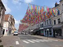 Aire-sur-la-Lys, H�user in der Rue de Saint Omer (25.04.2025)