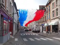 Aire-sur-la-Lys, H�user in der Rue Saint-Pierre (25.04.2025)