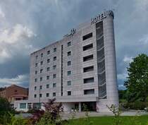 Das Hotel ARK in Verona, die Unterkunft unserer Reisegruppe whrend des Aufenthalts in Verona. 05.2025