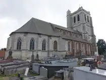 Eperlecques, Pfarrkirche Saint-Leger, erbaut im 15. Jahrhundert (25.04.2025)