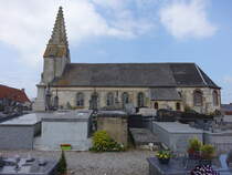 Bayenghem, Pfarrkirche Saint-Wandrille aus dem 18. Jahrhundert (25.04.2025)