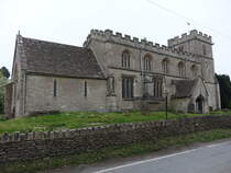 Oaksey, Pfarrkirche All Saints, erbaut ab 1250 (26.04.2025)