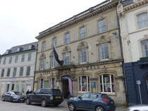 Cirencester, Corn Hall am Market Place, erbaut im 19. Jahrhundert (26.04.2025)