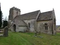 Daglingworth, Pfarrkirche Holy Rood, erbaut im 11. Jahrhundert (26.04.2025)