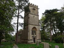 Elkstone, Pfarrkirche St. Paul, erbaut im 12. Jahrhundert (26.04.2025)