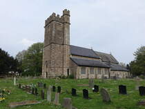 Caerwent, Pfarrkirche St. Stephen, erbaut im 13. Jahrhundert (26.04.2025)