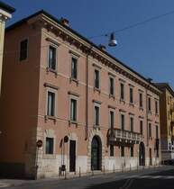 Gebude in der Stradone Pora Palio in Verona. 05.2025
