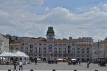 Das Rathaus an der Piazza Unit d’Italia in Triest. 05.2025 