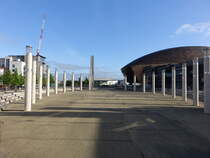 Cardiff, Roald Dahl Plass, Amphitheater fr Open Air Veranstaltungen (27.04.2025)