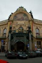 Front des Representationshauses in Prag, 28.10.2006