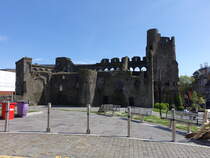 Swansea, Castle am Castle Square, erbaut im 12. Jahrhundert durch Henry de Beaumont (28.04.2025)