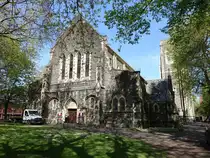 Swansea, Pfarrkirche St. Mary, erbaut im 13. Jahrhundert, renoviert von 1879 bis 1882 von Vikar Dr. Morgan (28.07.2025)