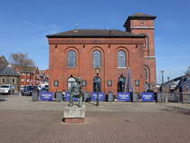 Swansea, The Pump House, erbaut von 1899 bis 1900 fr die dampfgetriebene Hydraulikpumpe fr die Sd- und Norddocks von Swansea (28.04.2025)