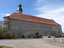Schochwitz, Schloss, erbaut ab 1573 durch die Adelsfamilie Schulenburg (13.04.2025)