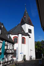 Idstein - Altstadt, Unionskirche (ev., erb. 1330/50) aus Blickrichtung Obergasse, 14.05.2025