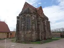 M�cheln, Templerkapelle zu unseren lieben Frau, erbaut im 13. Jahrhundert (13.04.2025)