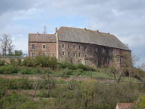 Schloss Friedeburg, mittelalterliche Hhenburg, erbaut ab 1189 (13.04.2025)