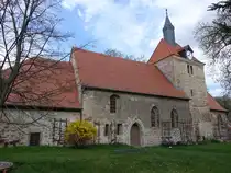 Bennstedt, evangelische Kirche, erbaut ab 1298 (13.04.2025)