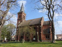 Baalberge, evangelische Kirche, erbaut von 1883 bis 1884 (14.04.2025)