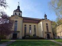 Bernburg, Schlokirche St. gidien, erbaut von 1751 bis 1752 (14.04.2025)