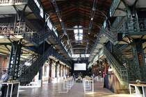 Hamburg am 16.9.2024, Blick in die Fischauktionshalle am Altonaer Fischmarkt (ffentlich zugnglich) /