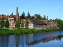 Industrieruine in Grlitz, entlang des Grenzflusses Neie zur Polnischen Grenze; 250506
