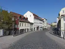 Bernburg, H�user am alten Markt in der Talstadt (14.04.2025)