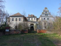 Gromhlingen, Renaissanceschloss, erbaut ab 1530 durch Graf Wolfgang I., Residenz der Grafen von Barby (14.04.2025)
