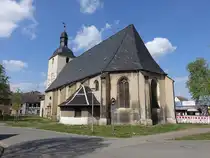 G�sten, evangelische St. Vitus Kirche, erbaut ab 1591 (14.04.2025)