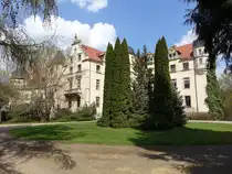 Neugattersleben, Schloss, erbaut von 1798 bis 1805 (14.04.2025)