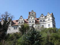 Schloss Pltzkau, erbaut von 1566 bis 1573 im Renaissancestil (14.04.2025)