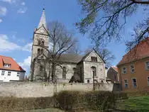 Rathmannsdorf, evangelische St. Pauli Kirche, erbaut von 1881 bis 1883 (14.04.2025)