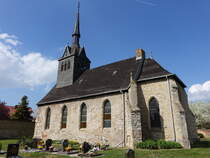 Wispitz, evangelische Kirche, erbaut 1684, Umbau 1893 (14.04.2025)