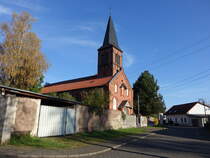 Bahrendorf, St. Marien Kirche, erbaut 1876, vergrert 1908 (15.04.2025)