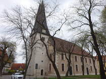 Egeln, evangelische St. Christopherus Kirche, erbaut ab 1206 (15.04.2025)