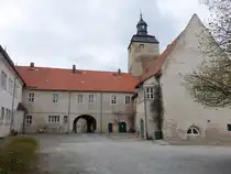 Egeln, Wasserburg aus dem 13. Jahrhundert, Umbau zum Renaissanceschloss im 16. Jahrhundert (15.04.2025)