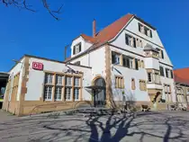 Der Bahnhof von Plochingen (bei Esslingen) am 05.04.2025
