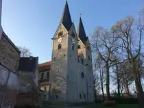 Hecklingen, Klosterkirche St. Georg und Pankratius, erbaut im 12. Jahrhundert (15.04.2025)