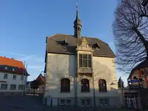 Hecklingen, historisches Rathaus in der Hermann Danz Stra�e (15.04.2025)