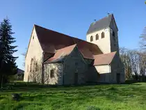 Osterweddingen, evangelische St. Lambertus Kirche, erbaut 1708 (15.04.2025)
