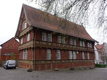 Alfeld / Leine, Lateinschule in der Seminarstrae, erbaut 1610 (17.04.2025)