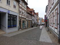 Alfeld / Leine, Fachwerkhuser in der Strae Winde (17.04.2025)