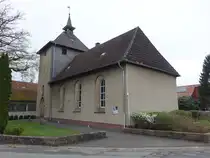 Engelade, evangelische St. Pankratius Kirche, erbaut 1878 bis 1881 (17.04.2025)