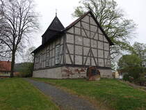 Everode, evangelische St. Ccilien Kirche, erbaut 1792 (17.04.2025)